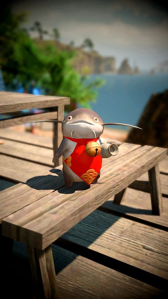 Kippy wastes no time getting his flippers on more alcohol. As if he didn't wash up on the beach several hours prior. 