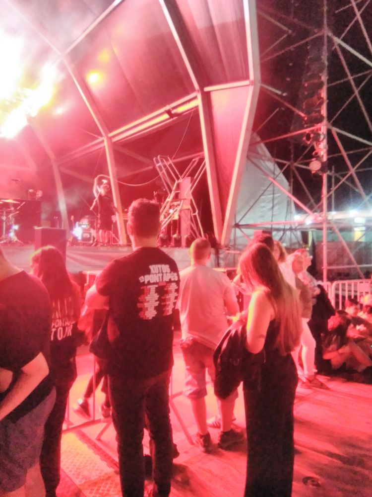 Fotografia de concerto dos Xutos e Pontapes