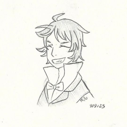 desenho do personagem Elliot de Pandora Hearts