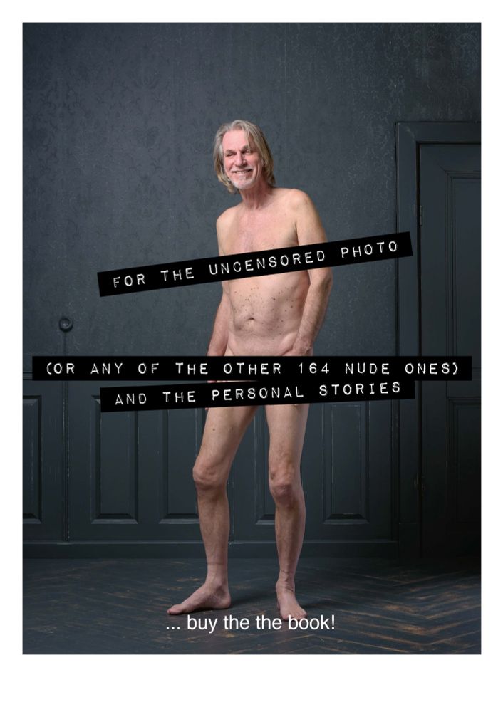 Two pages from the 'Naked the Hague' photo book €49,95 https://nakedthehague.nl