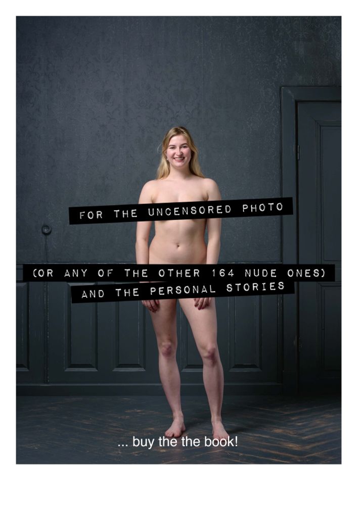 Two pages from the 'Naked the Hague' photo book €49,95 https://nakedthehague.nl