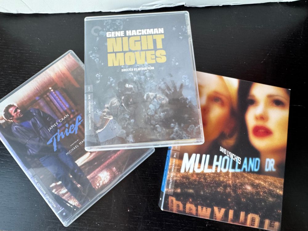 Picture of 4K BluRays for Thief, Night Moves and Mulholland Drive