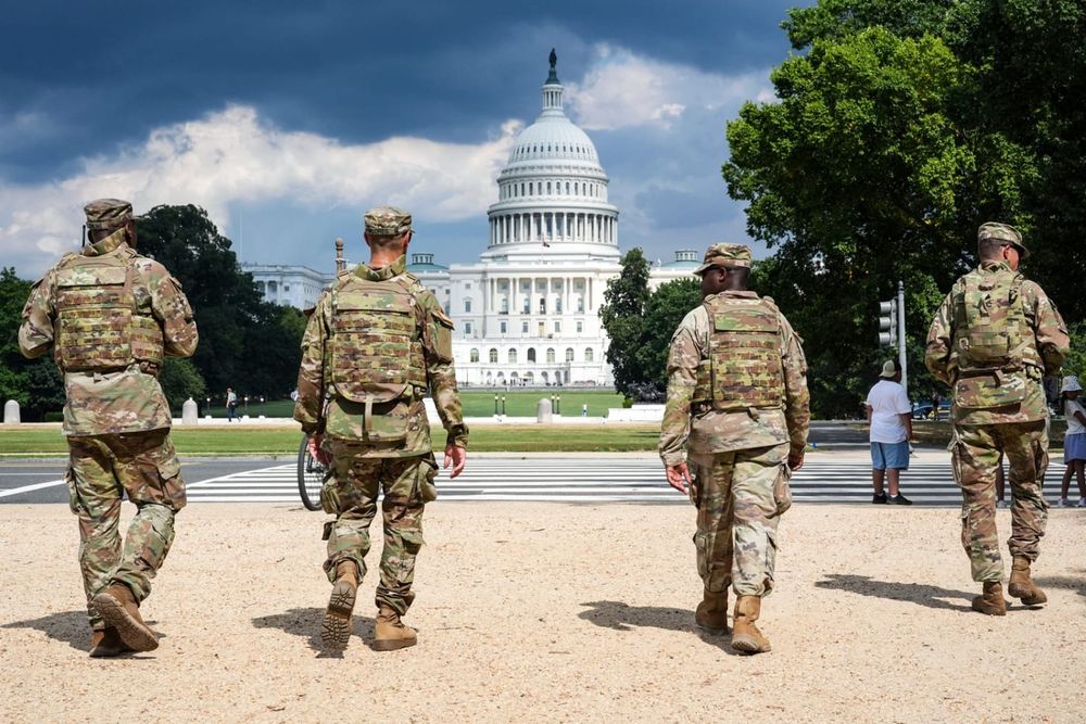 Gov. Patrick Morrisey's office said the deployment was "a show of commitment to public safety and regional cooperation."