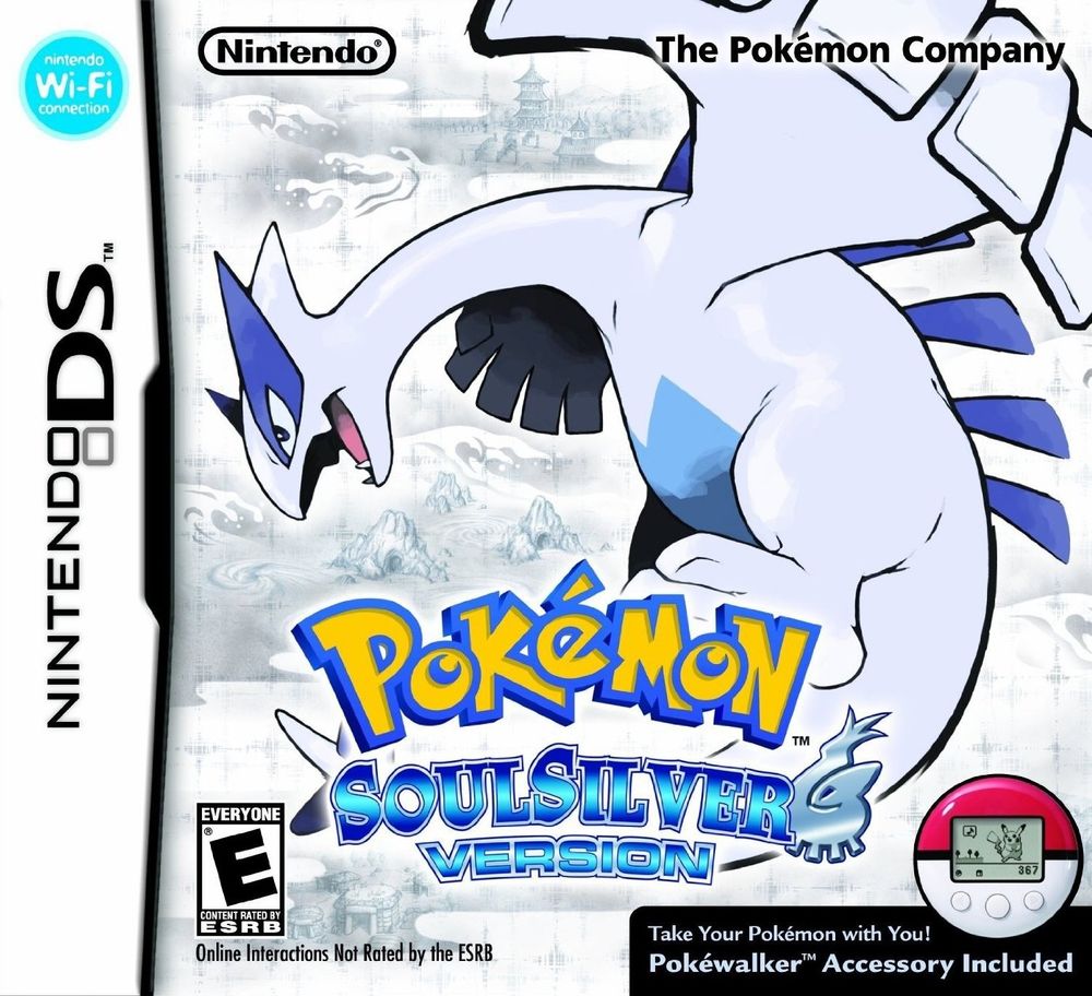 Cubierta del Pokemon SoulSilver para Nintendo DS