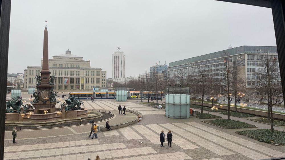 Leipzig. Blick aus dem Gewandhaus 