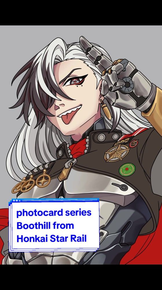 【Photocards series】 Honkai Star Rail ✩ Boothill #izufanart #honkaistarrail #honkai #boothill #galaxyranger #penacony #digitalart #humanartist #notAI #timelapse #perte #fyp 