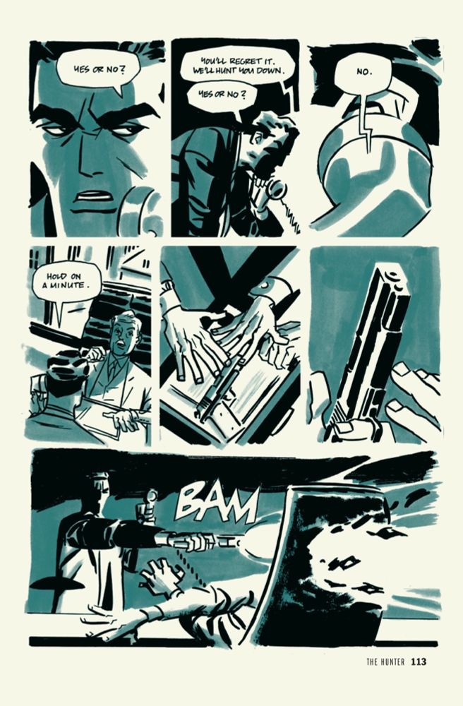Parker gets one step closer to payback in Darwyn Cooke’s comic adaptation of Donald Westlake’s THE HUNTER.