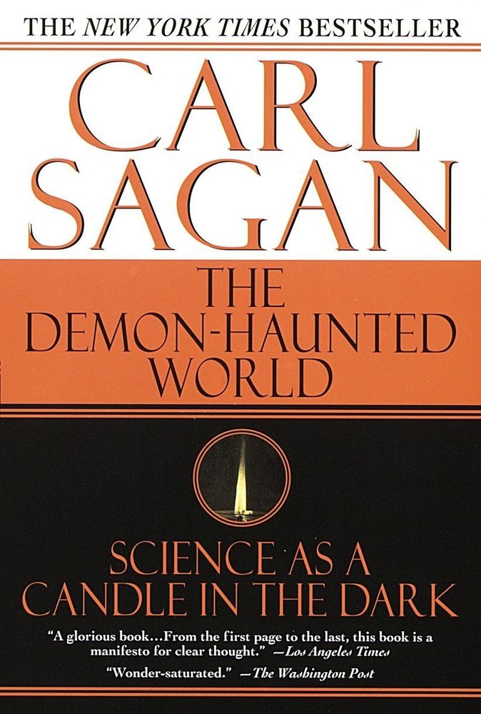 Book cover for Carl Saga's The Demon-Haunted World - Science As A Candle in the Dark.