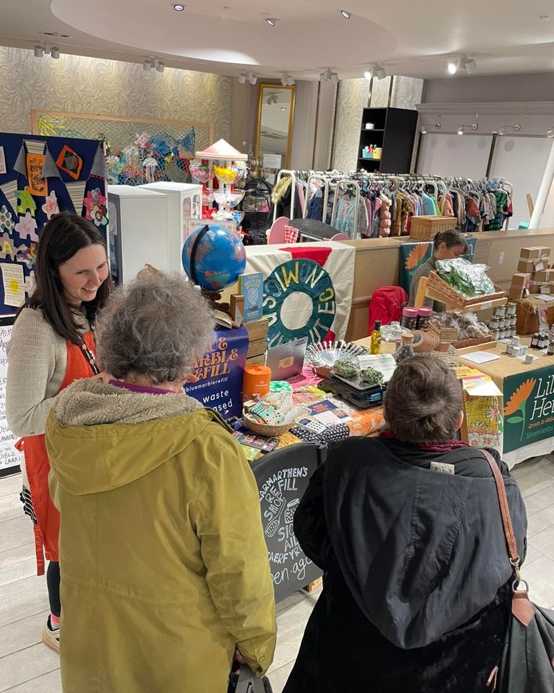 Visitors to the Sero Carmarthen community climate hub