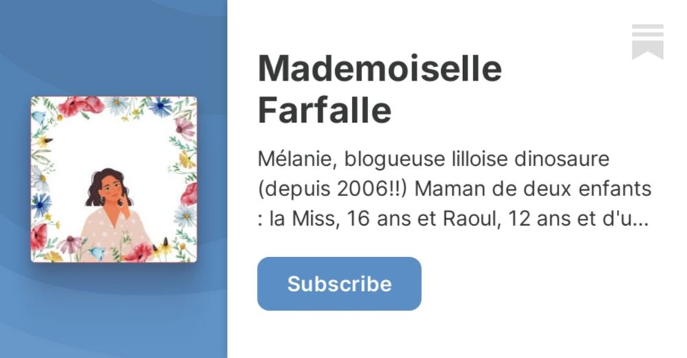 Abonnez-vous à Mademoiselle Farfalle