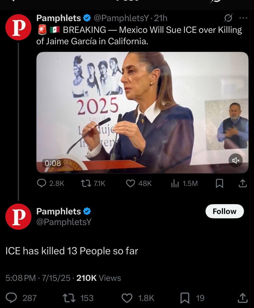 President of Mexico suing ICE