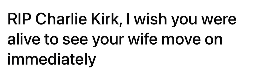 Erika kirk fails to mourn her late husband, Charlie Kirk.