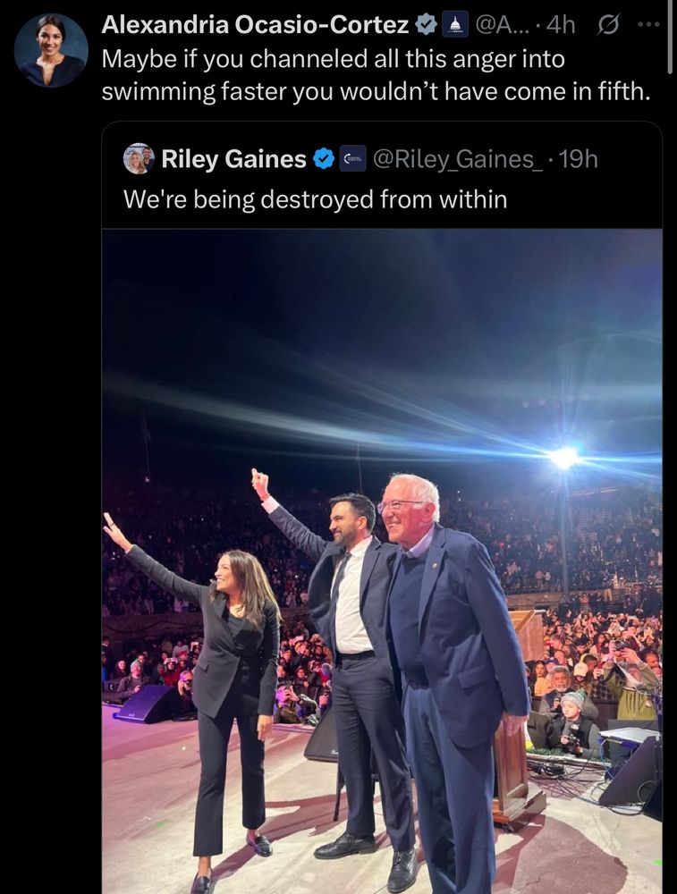 AOC pulling no punches. Here for it 💪🏻 