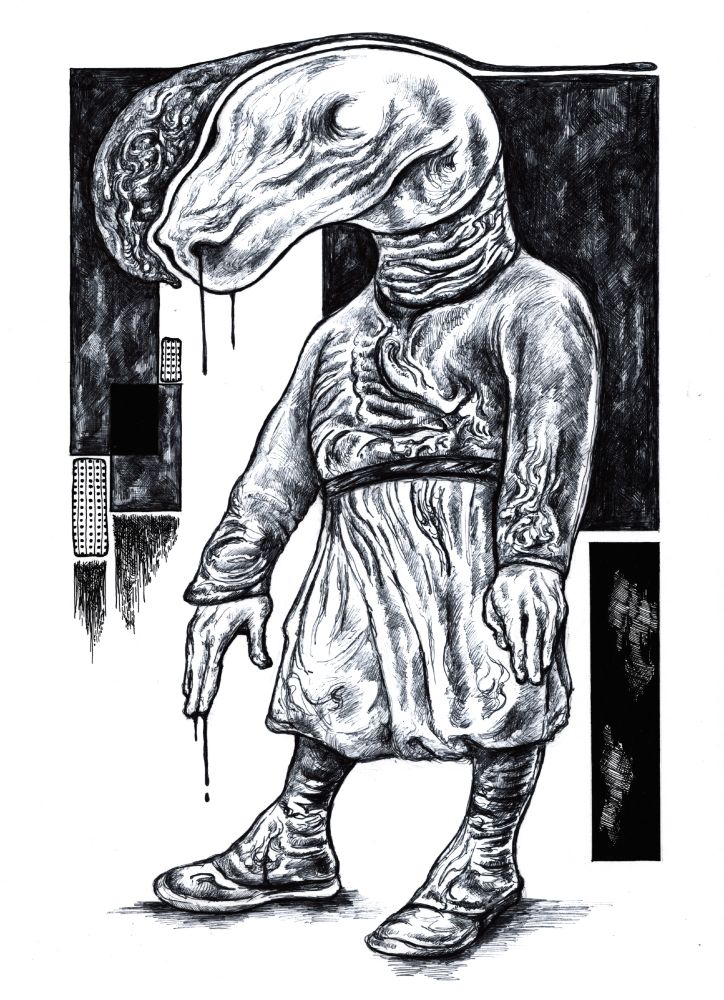 ink drawing, 2023