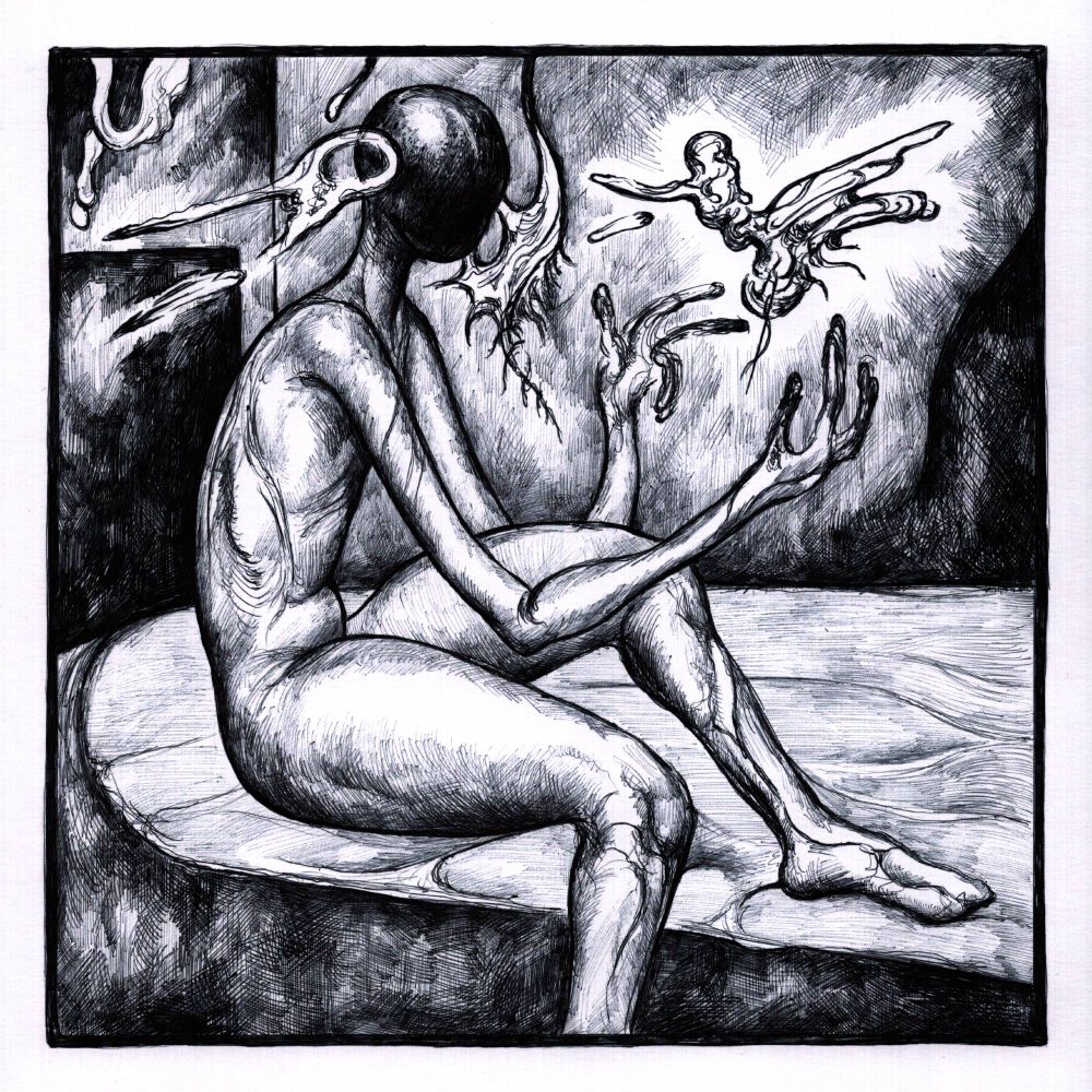 ink drawing, 2025