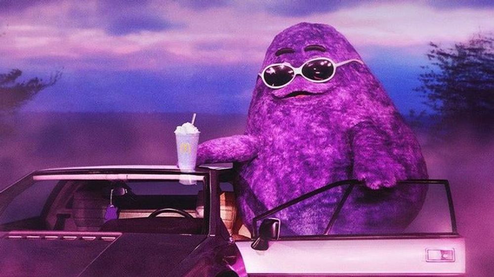 Grimace looking dope as hell
