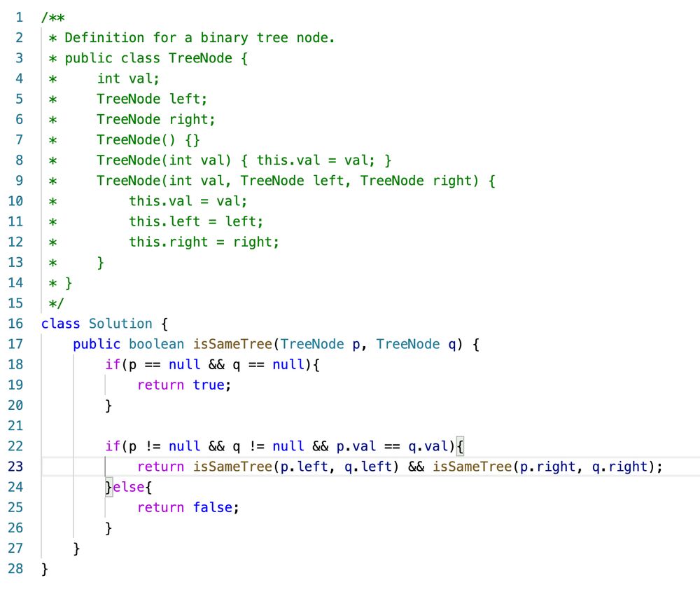 Final Code in Java