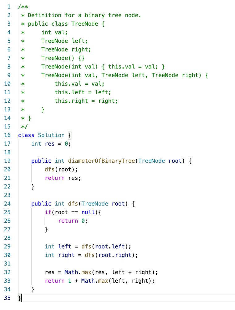 Final Code in Java