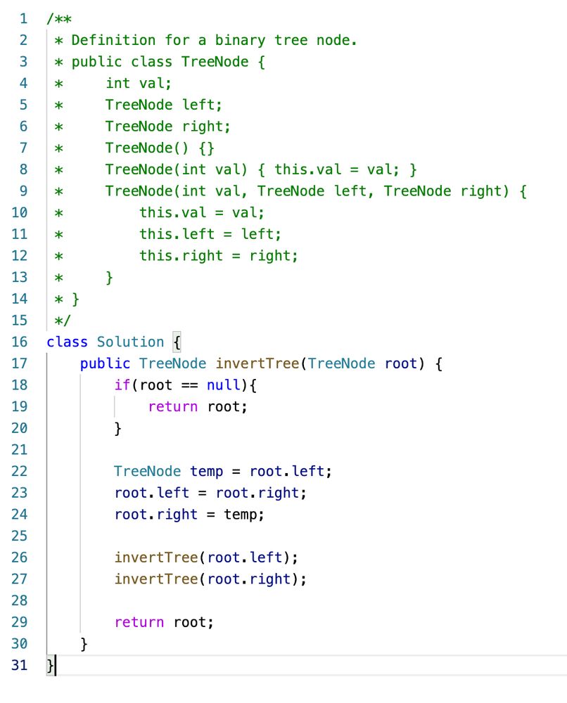 Final Code in Java