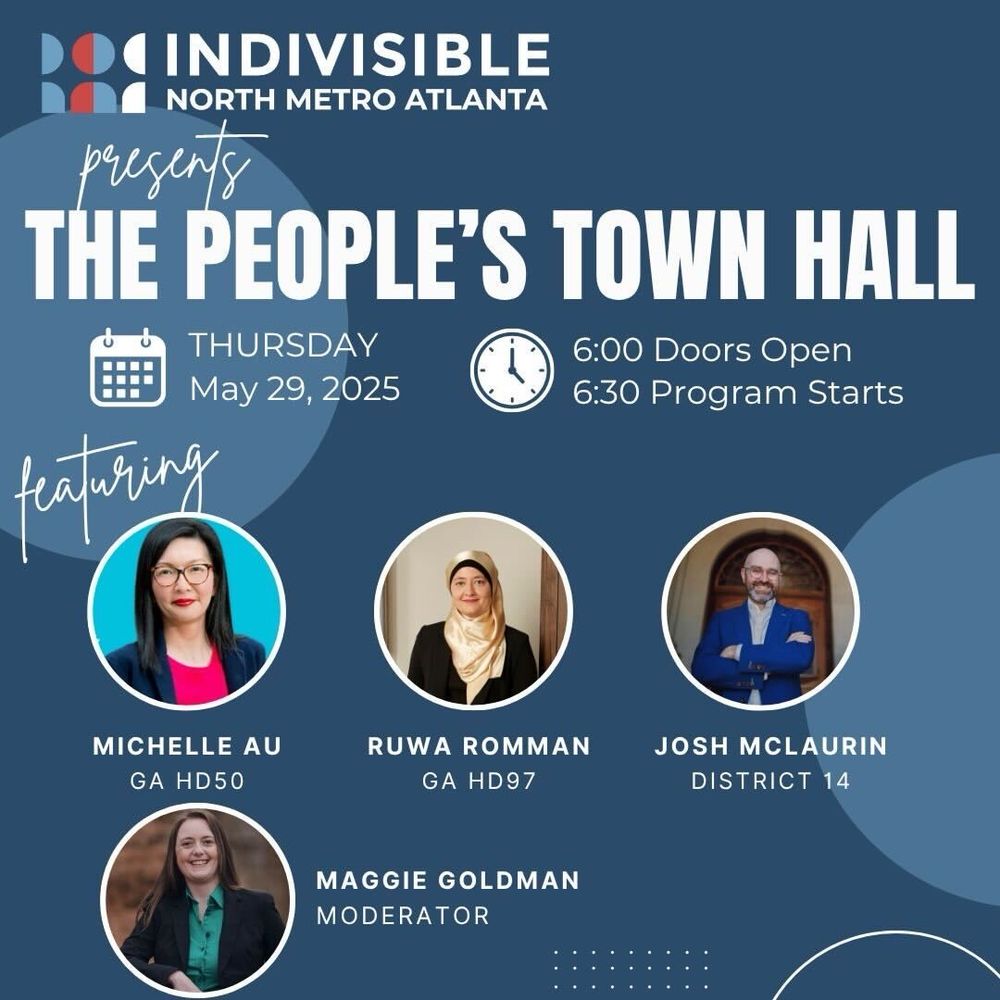Join us for The People’s Town Hall, this Thursday May 29. Doors open at 6pm and the program starts at 6:30pm. 