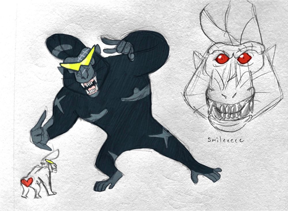 Beau as a Celebes crested macaque 