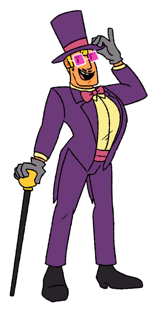 Gomaz dressed as The Warden
