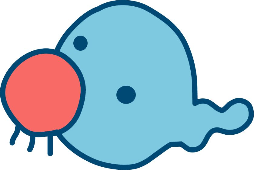 Hanatchi, a worm-like tamagotchi with a giant nose