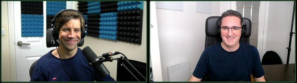 Screenshot of webcams from recording.