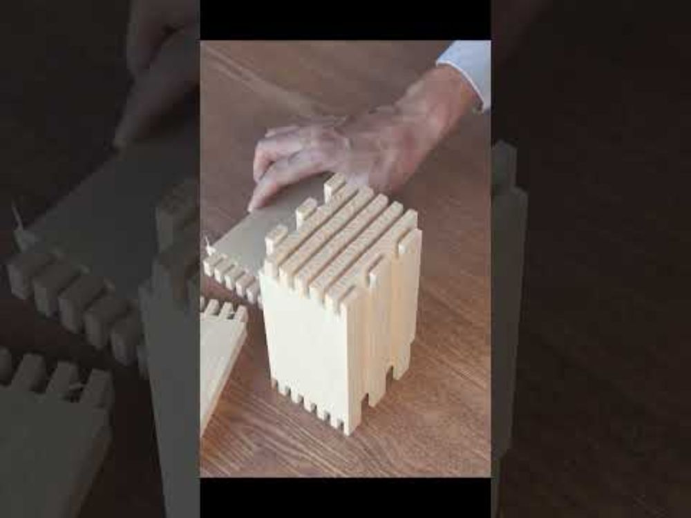 Woodworking Tricks #shorts  #satisfying