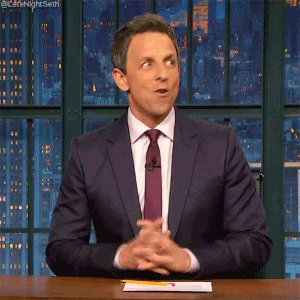 Seth Meyers Wow GIF