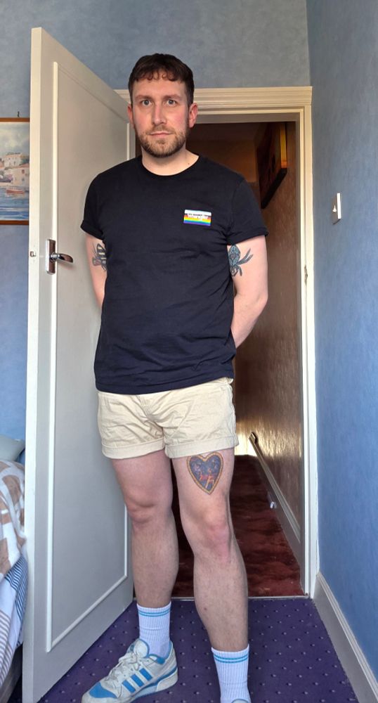 Man in shorts and a t shirt 