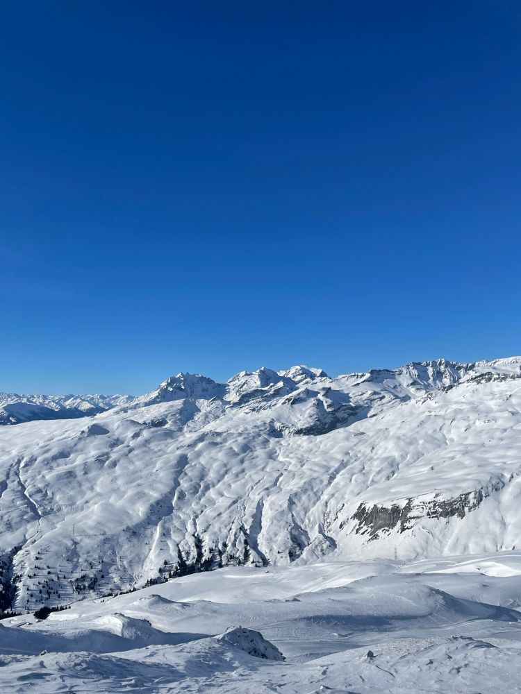 Mountains in Laax Switzerland