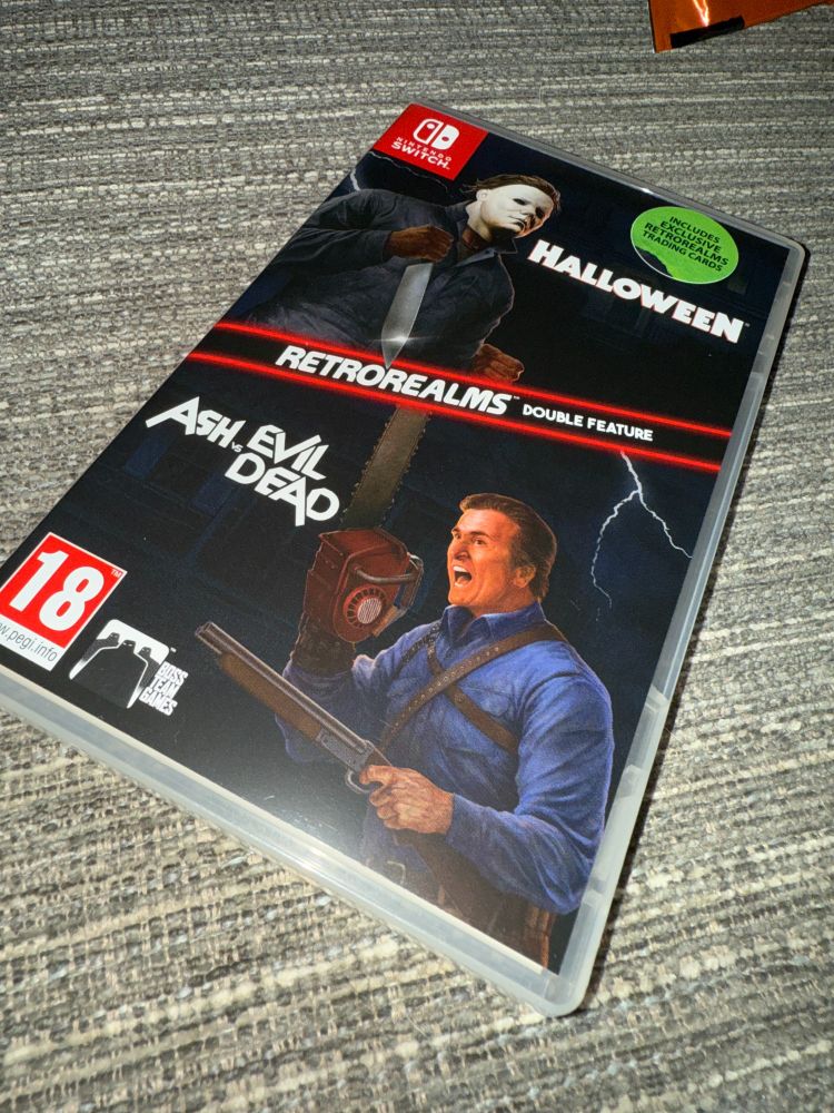 A retail boxed copy of Halloween and Ash vs the Evil Dead for Nintendo Switch