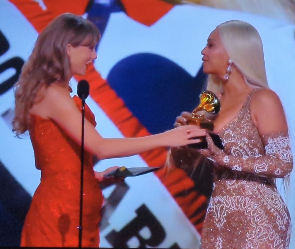 Taylor Swift and Beyonce.