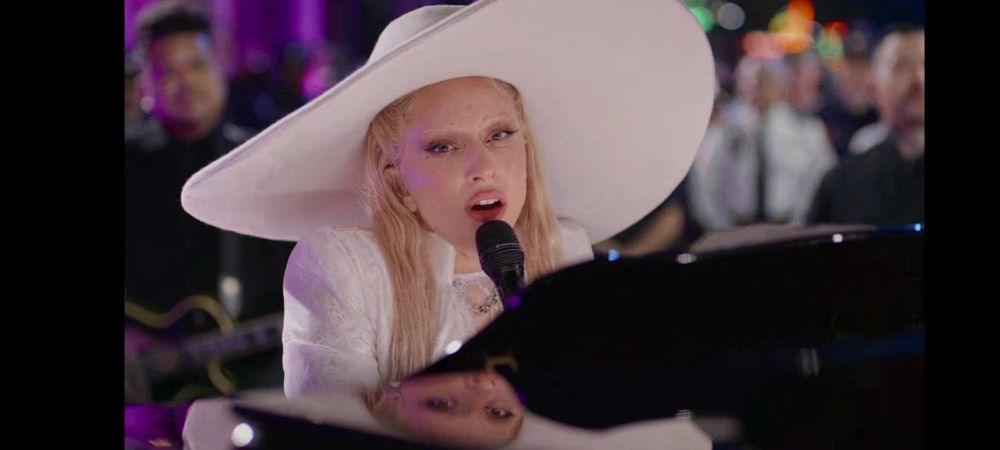 Lady Gaga performing for the Superbowl February 9, 2025.