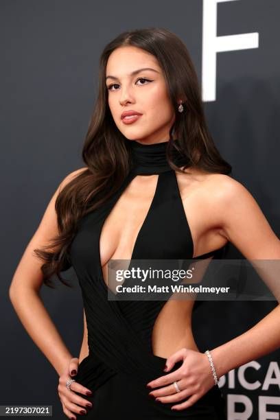 Olivia Rodrigo at the Grammys 2025.