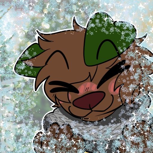 Same as first image, but with lots of snowflakes around the borders.