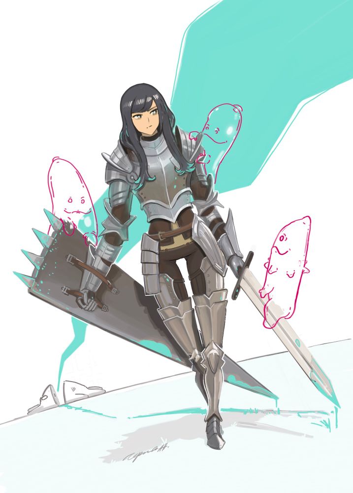 My drawing, anime art , concept art, fyp