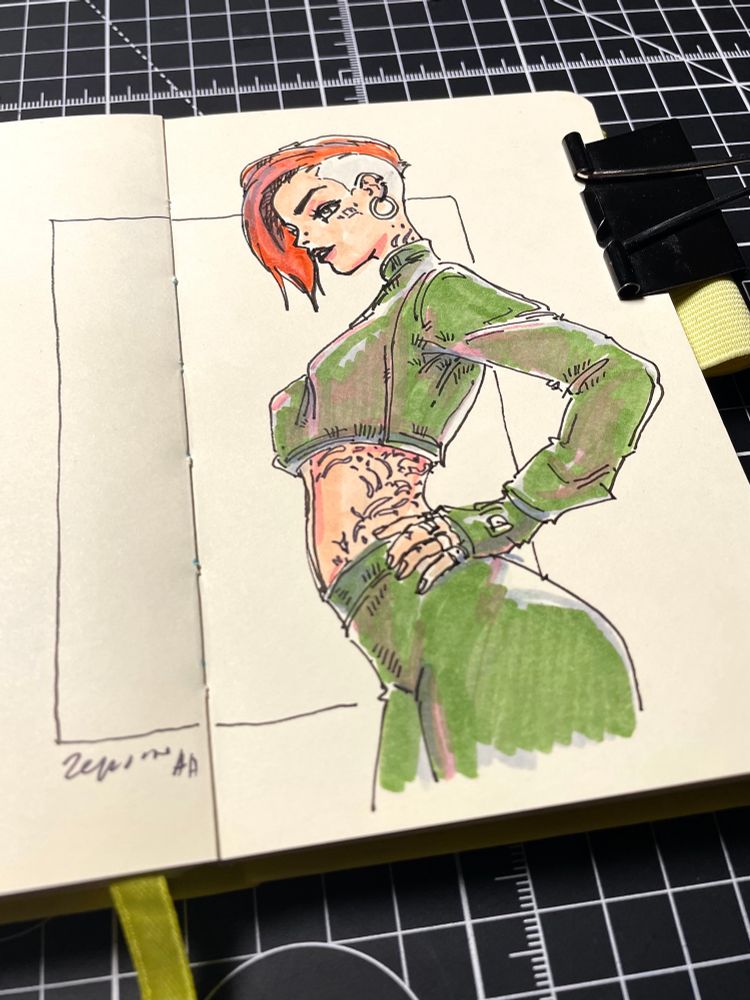 Drawing, markers, sketches, sketchbook, aa.chernyshov