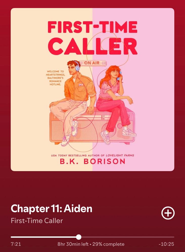 Screenshot of progress into First-Time Caller by B.K. Borison