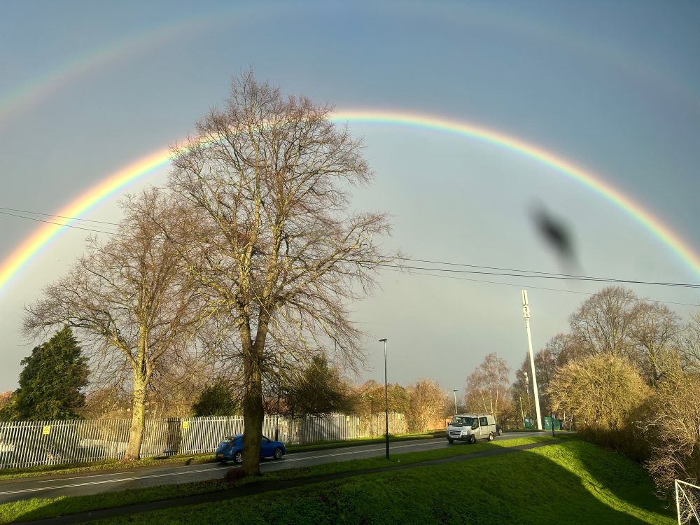 Double rainbow in York