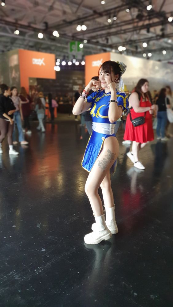 Chun Li Cosplayerin (Street Fighter)