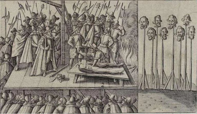 Execution of Gunpowder Plotters 