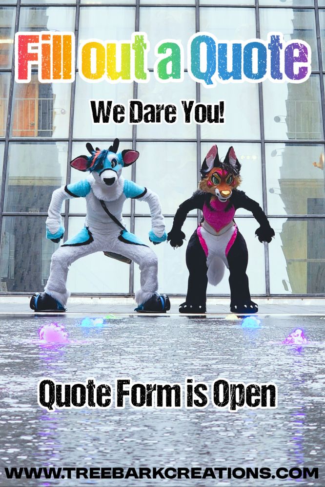 Fill out a quote, we dare you. Quote form is open.
Www.treebarkcreations.com. 