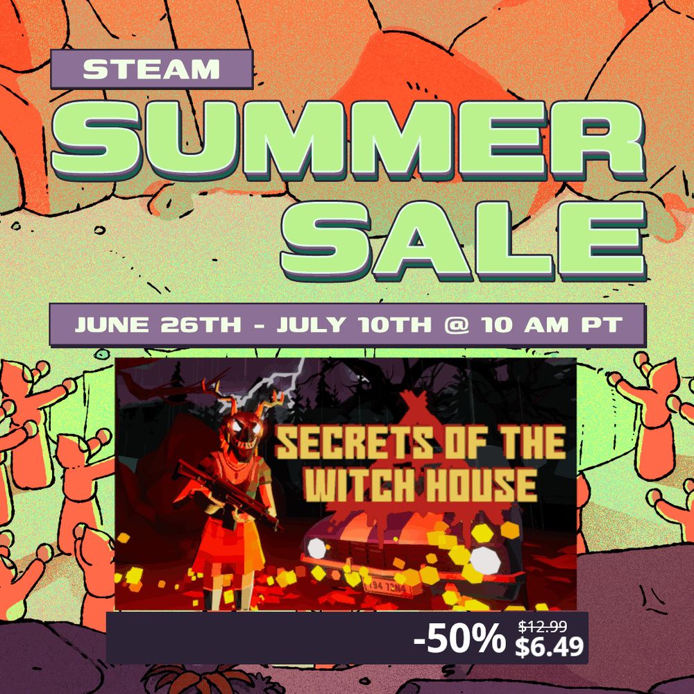 Secrets of the Witch House is a challenging, procedurally generated, permadeath, action roguelike. Encounter fierce monsters, dark secrets, devastating weapons and pachinko as you wage war against an ancient evil.