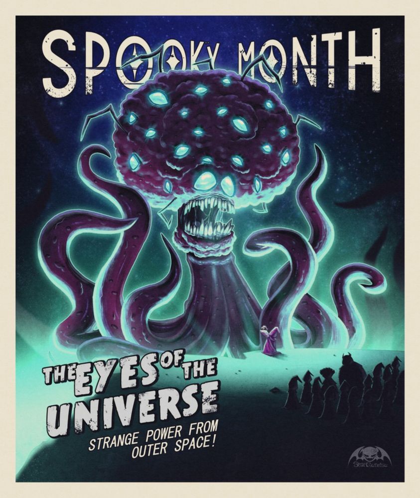 Spooky Month - Eyes, an art print by Grace Castelan