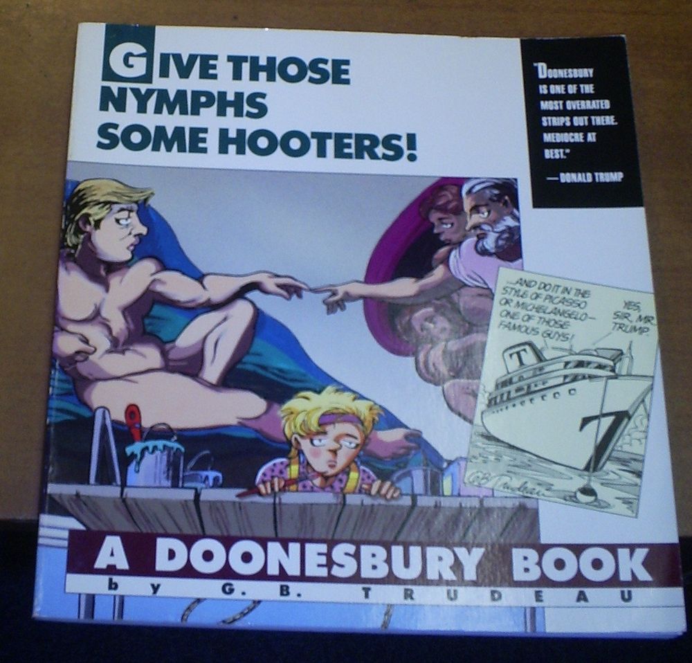 A Doonesbury collection featuring the Donald as Adam