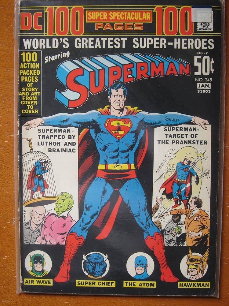 Curt Swan and Murphy Anderson Superman cover