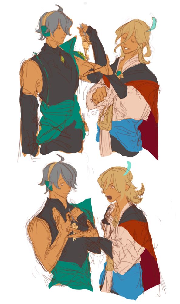 kaveh 'carefully negotiating' his key back from alhaitham