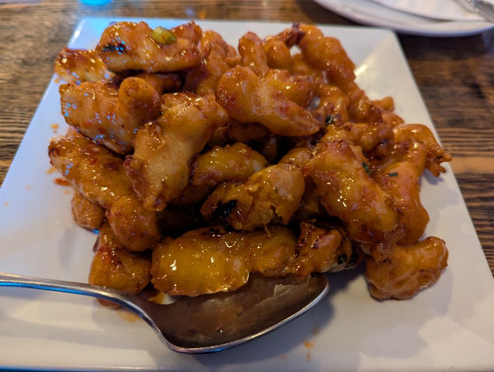 Mandarin Crispy Chicken, 5 star hot! 